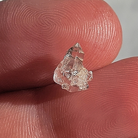 1.90ctw Herkimer Diamond Crystal Cluster Natural Mini Specimen AAAA QUALITY - Picture 7 of 8